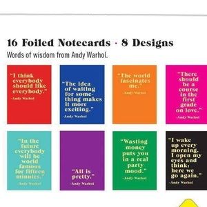 Vintage | Office | Philosophy Of Andy Warhol Note Cards Set Of 6 | Poshmark